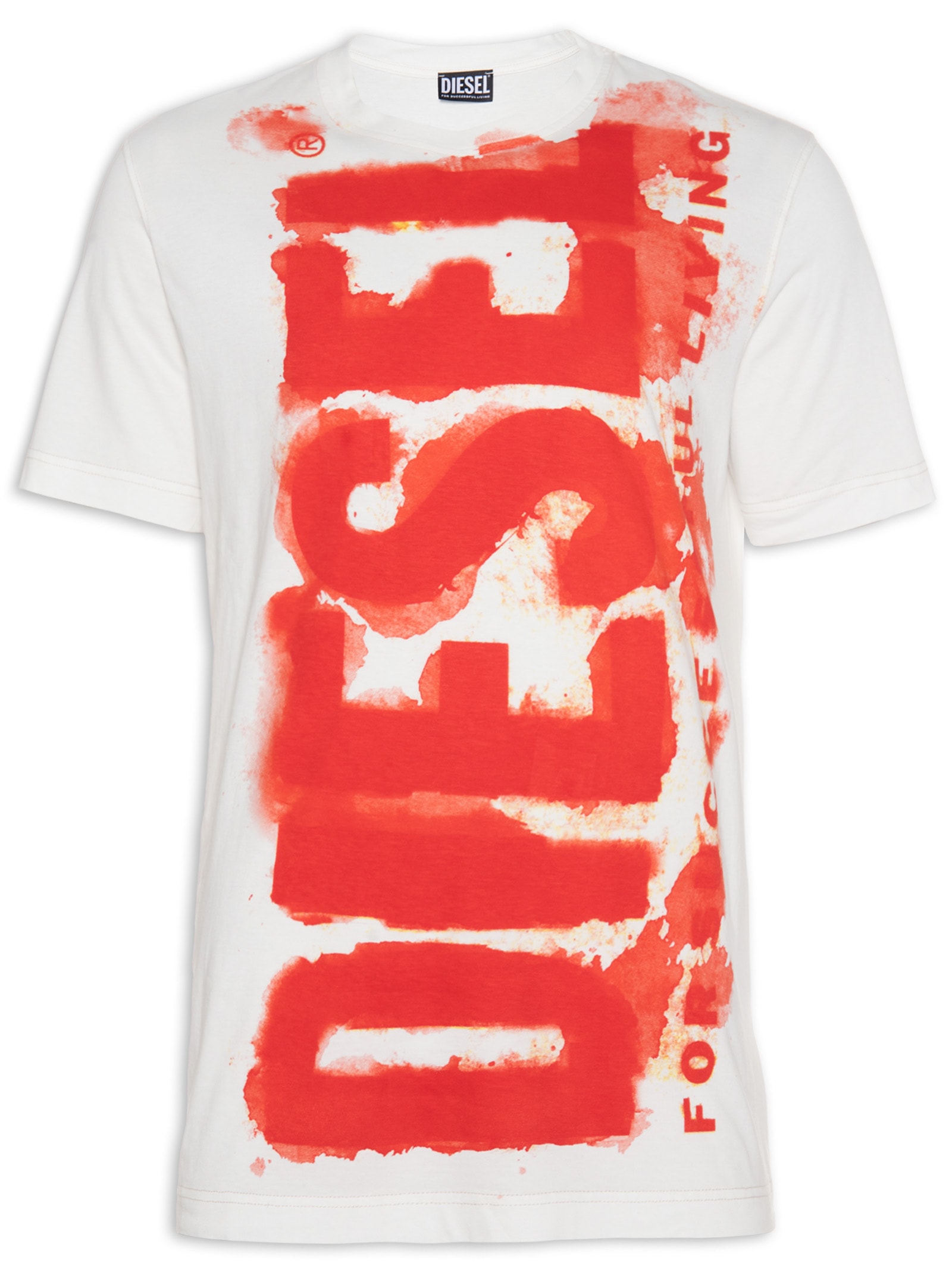 user_d6c2bfec Camiseta Masculina T-just-e16 - Diesel - Vermelho