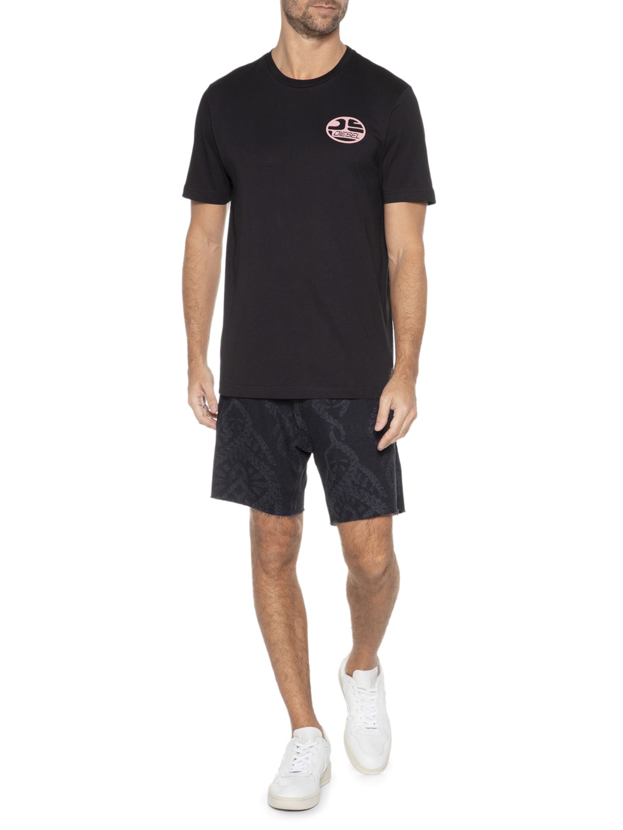 Camiseta Masculina T Just K2 Preto Diesel