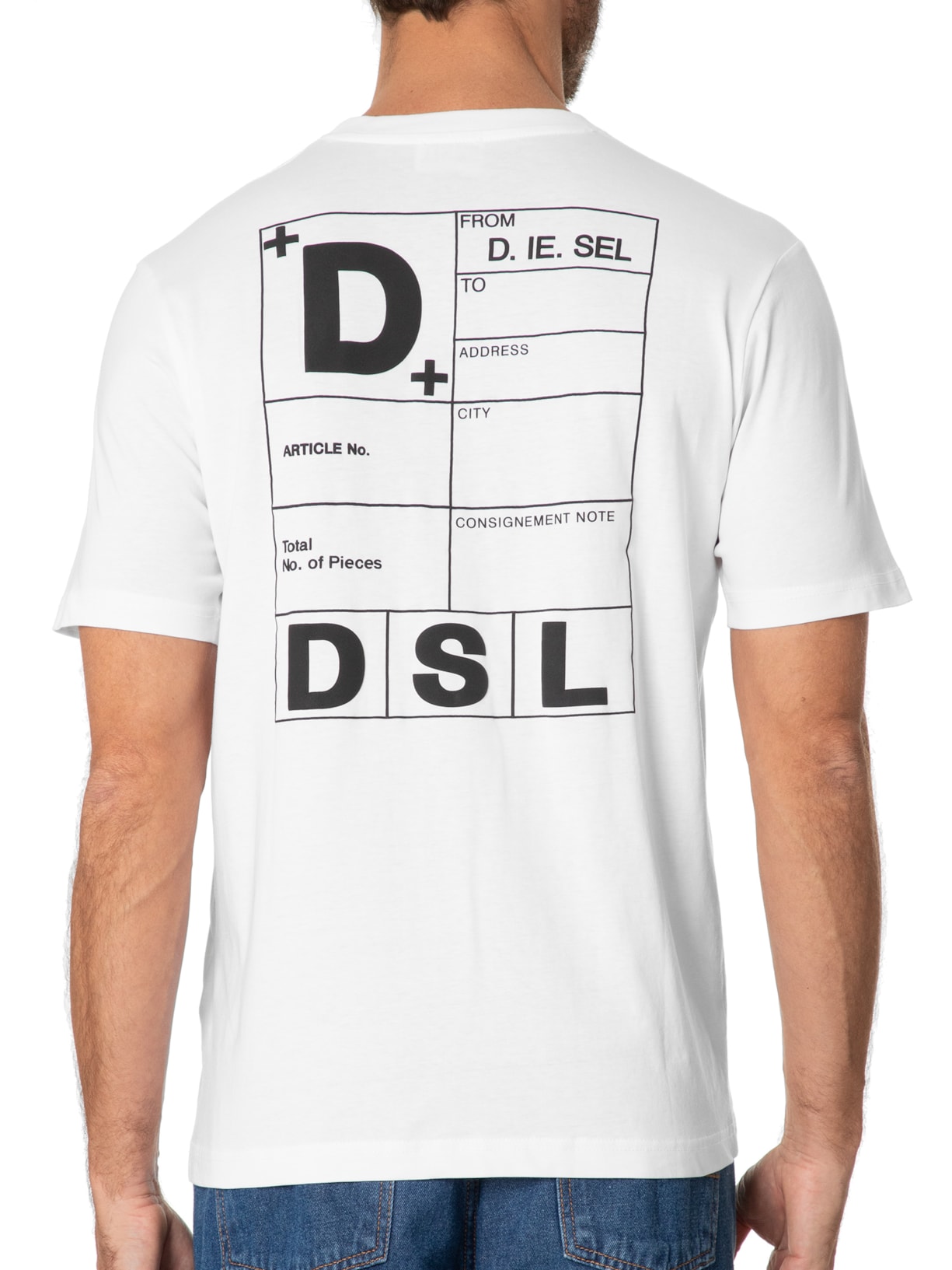 Camiseta Masculina T-Just-K5 Branco Diesel
