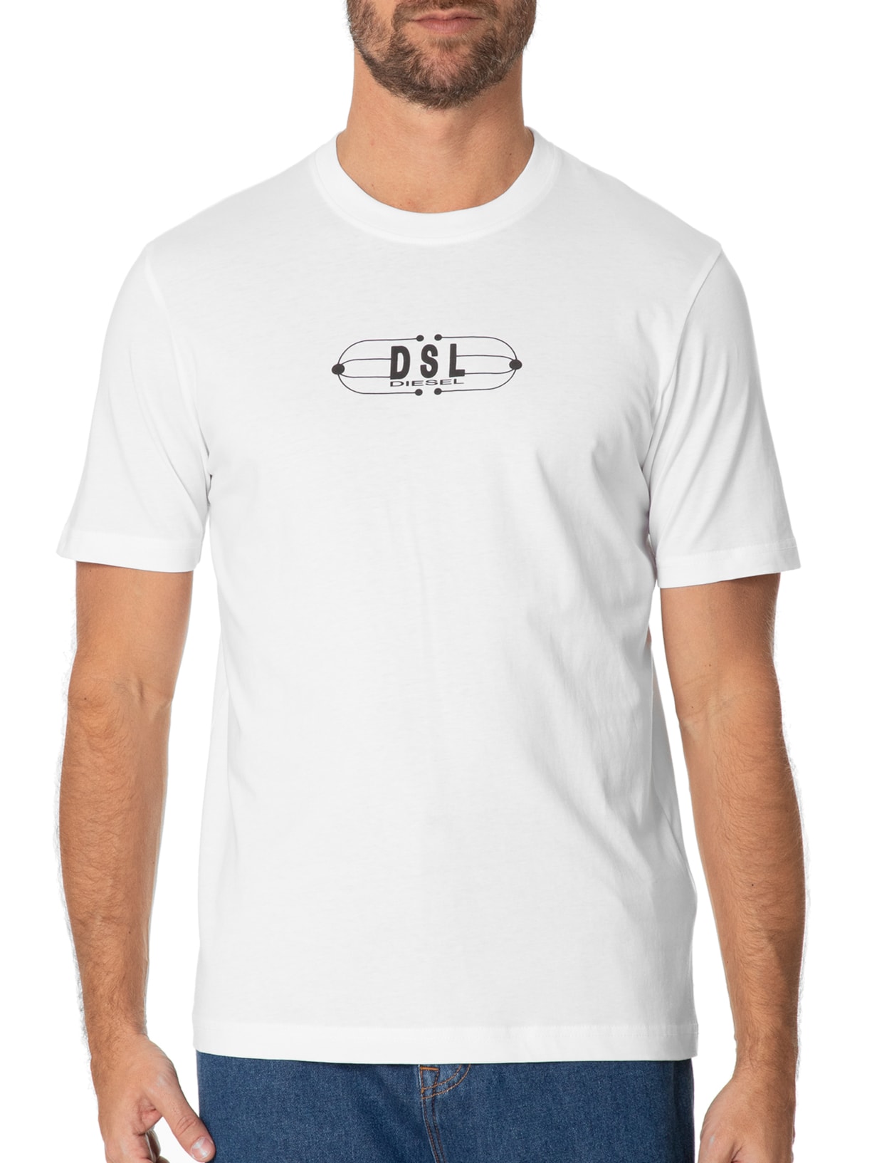 Camiseta Masculina T-Just-K5 Branco Diesel