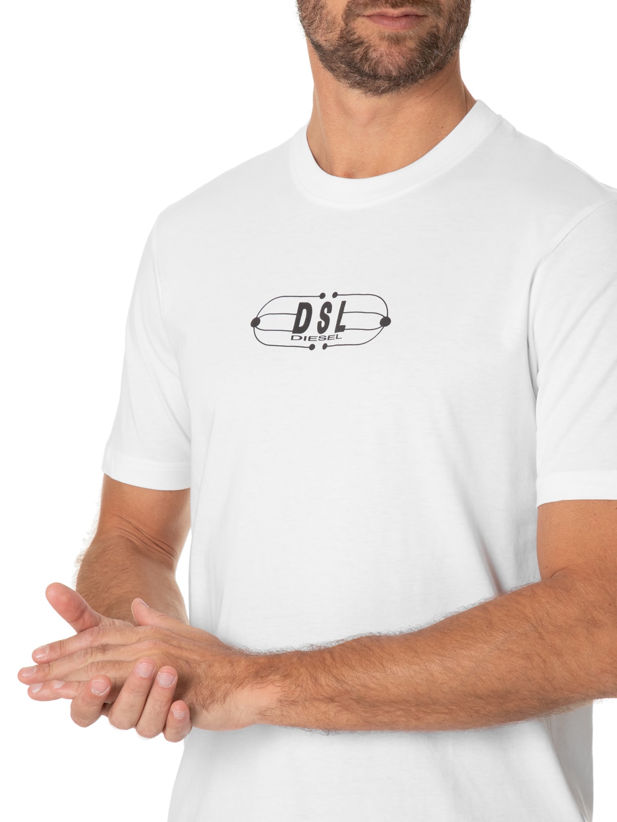 Camiseta Masculina T-Just-K5 Branco Diesel