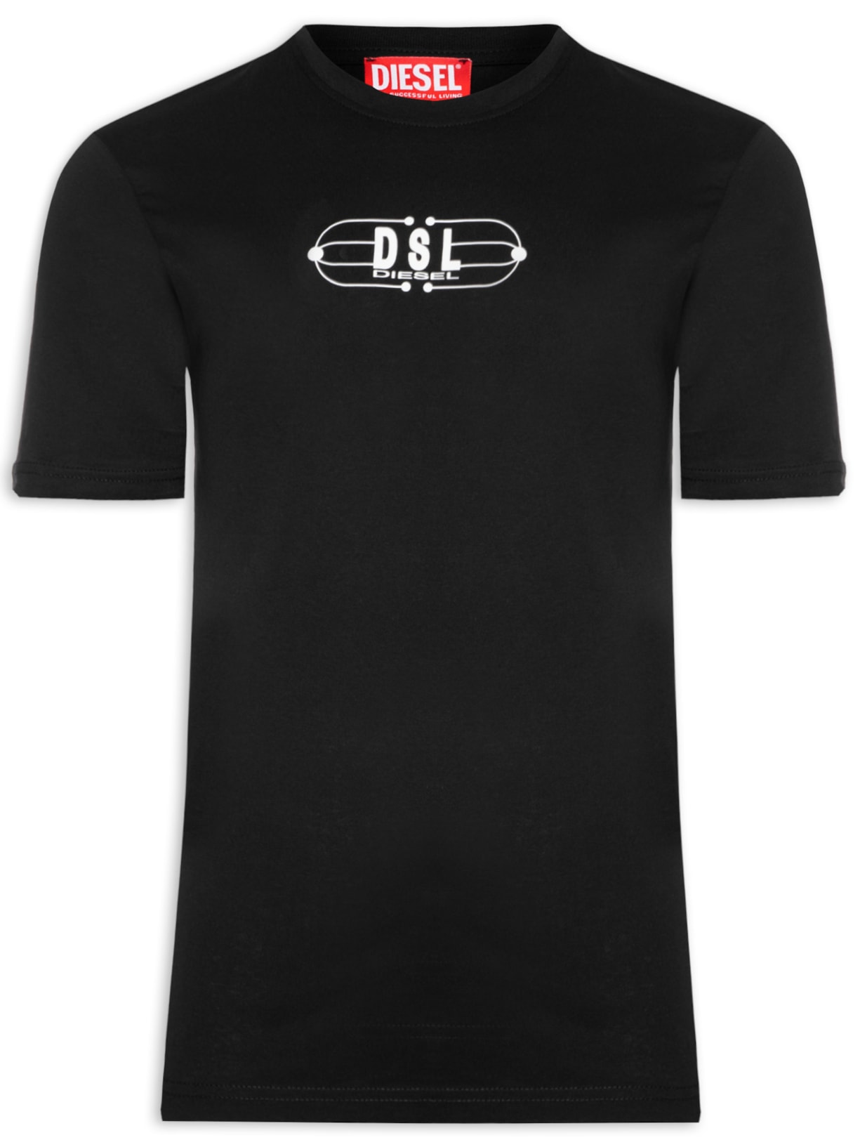 Camiseta Masculina T-Just-K5 - Preto