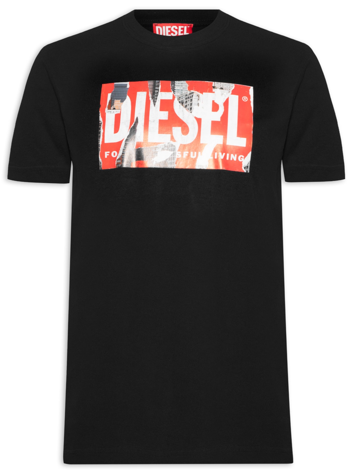 Camiseta Masculina T-Just-L13 Preto Diesel