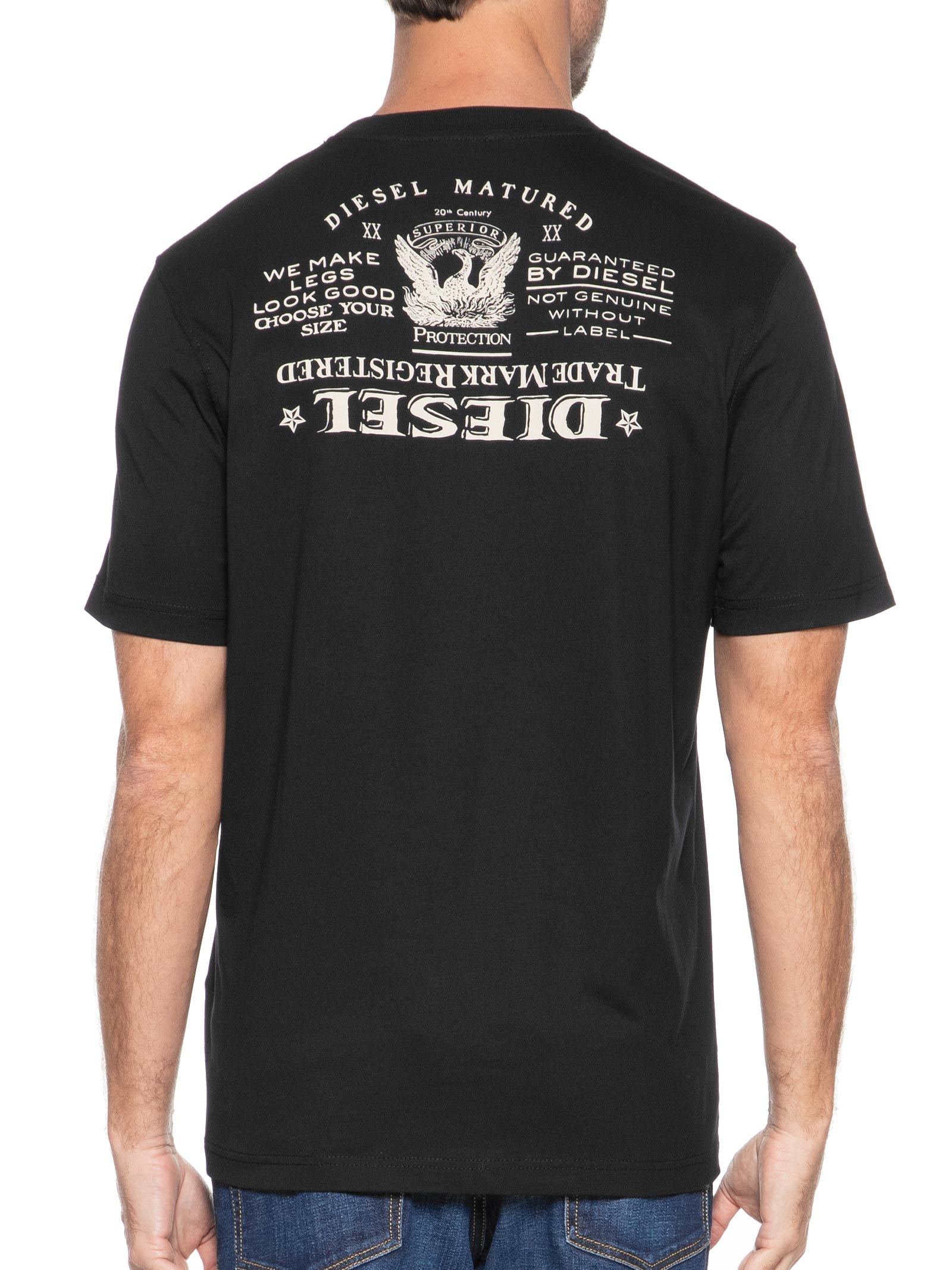Camiseta Masculina T-JUST-L4 - Diesel - Preto