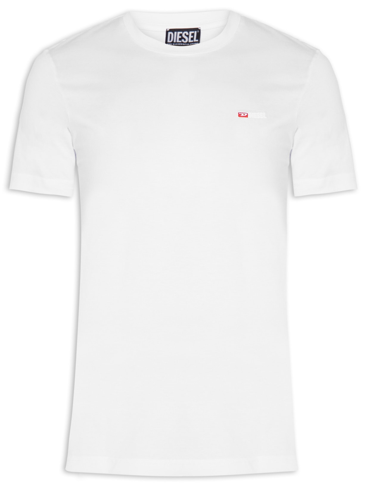 Camiseta Masculina T Just Microdiv - Branco