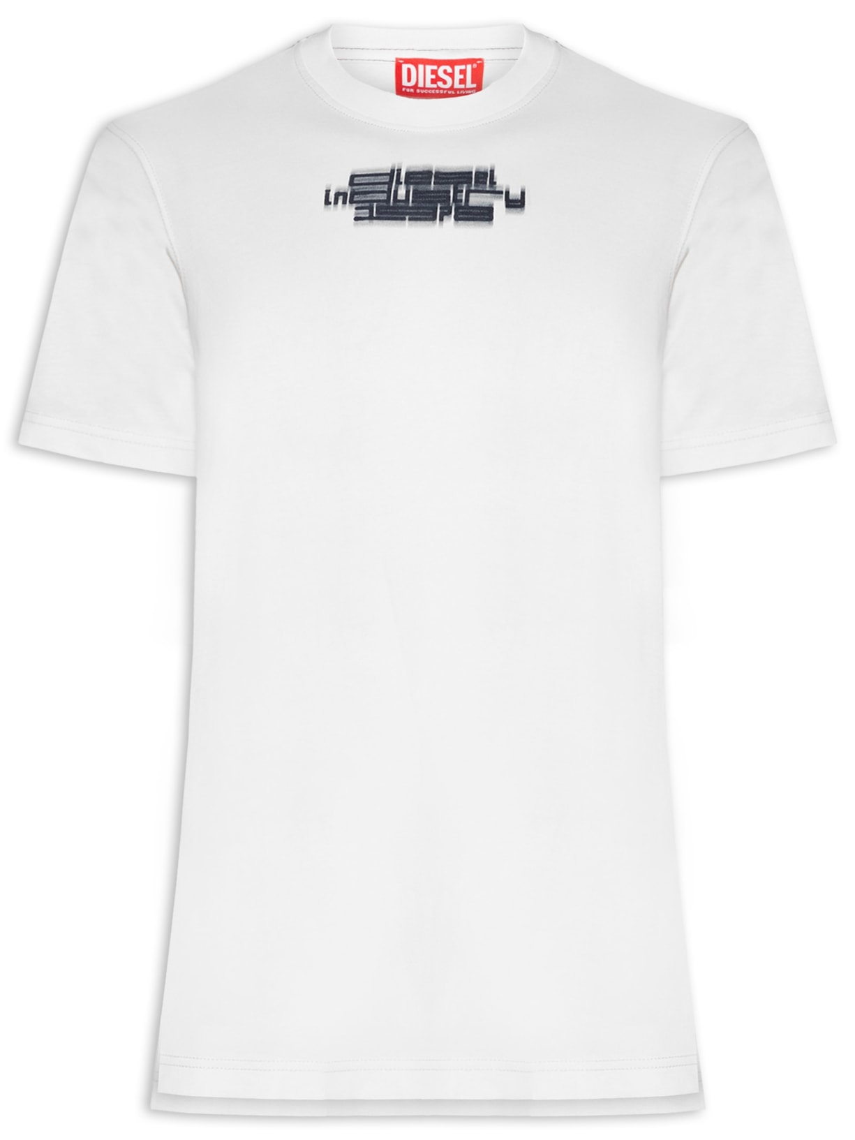 Camiseta Masculina T-just-slits N6 Maglietta - Branco