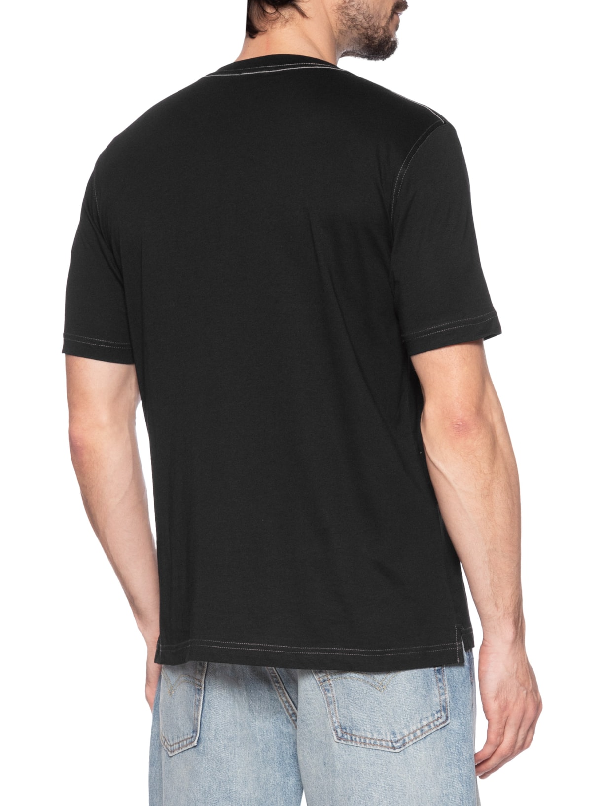 Camiseta Masculina T-just-slits N6 Maglietta Preto Diesel