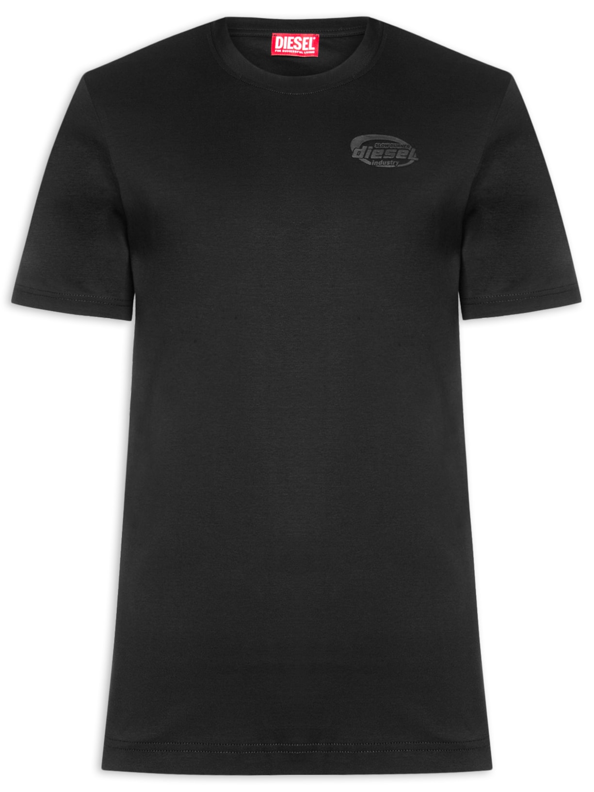 Camiseta Masculina T-Madjust-Slits-R17 Maglietta Preto Diesel
