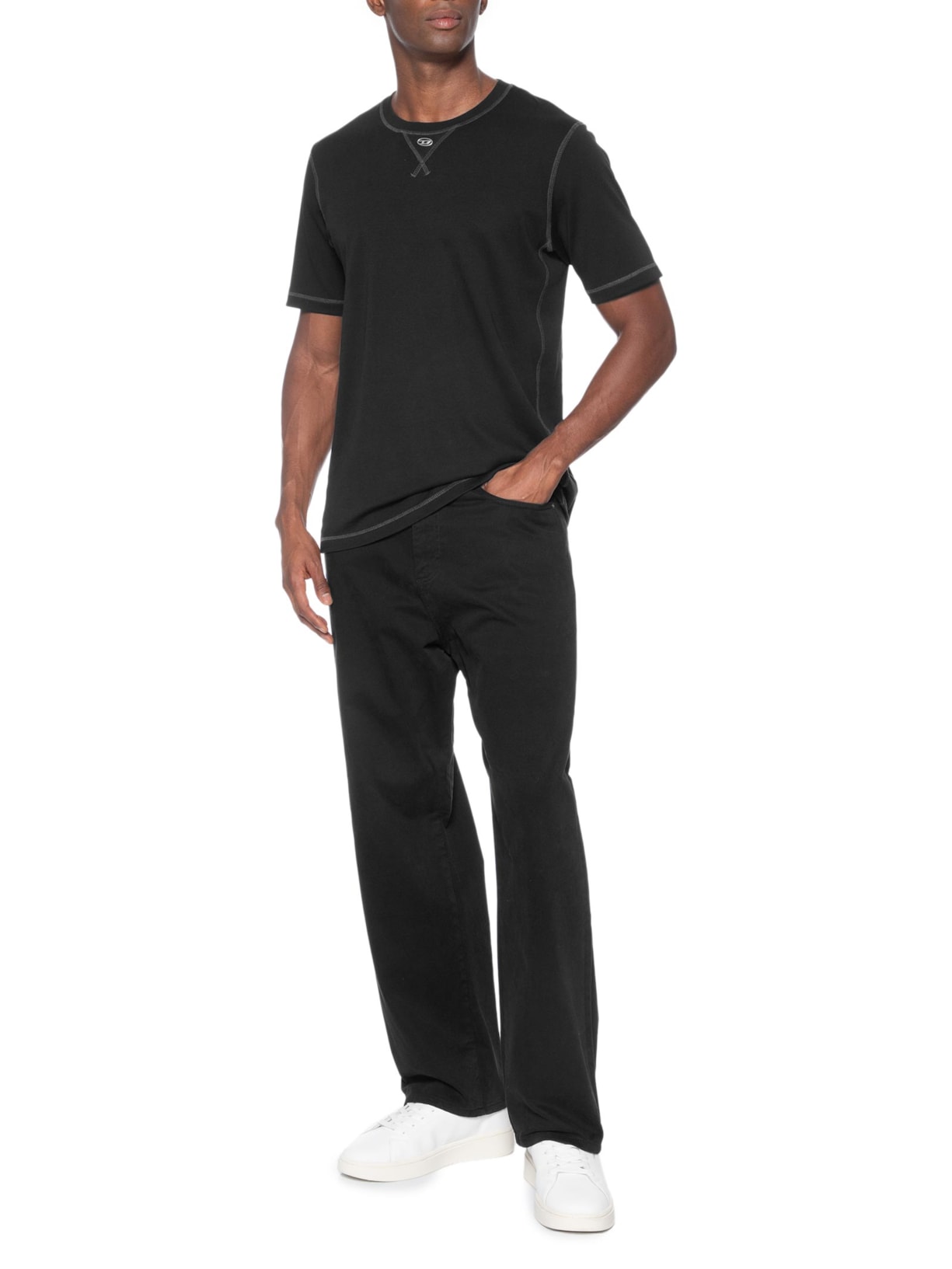 Camiseta Masculina T-Madjust-Tr Preto Diesel