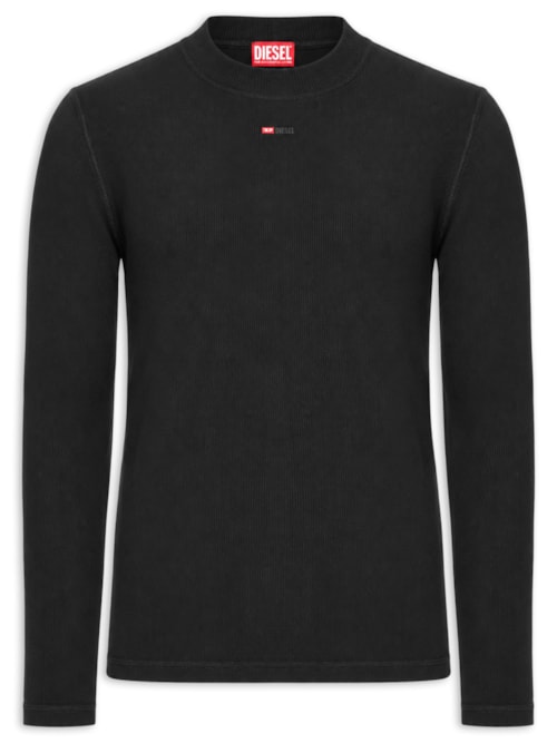 Camiseta Masculina T-Mokky-ls-Microdiv – Preto