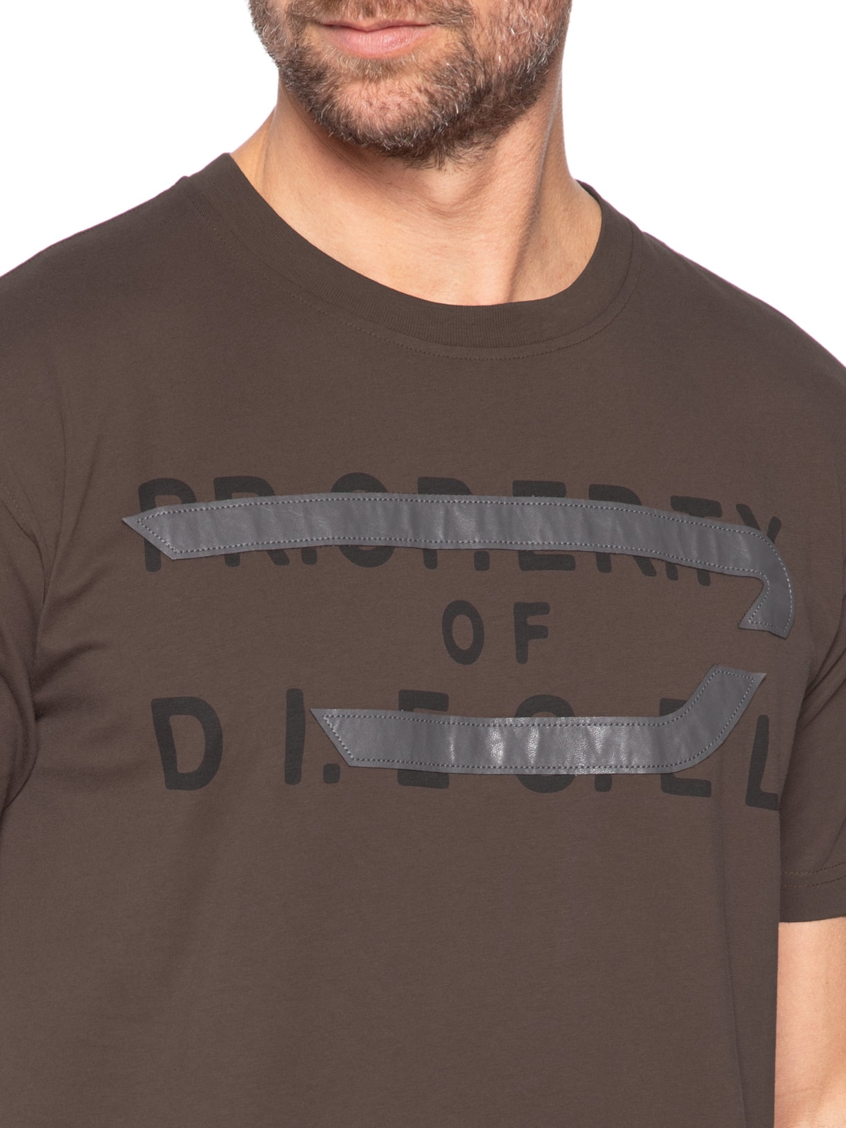 Camiseta Masculina T-Norm- V11 – Marrom Diesel