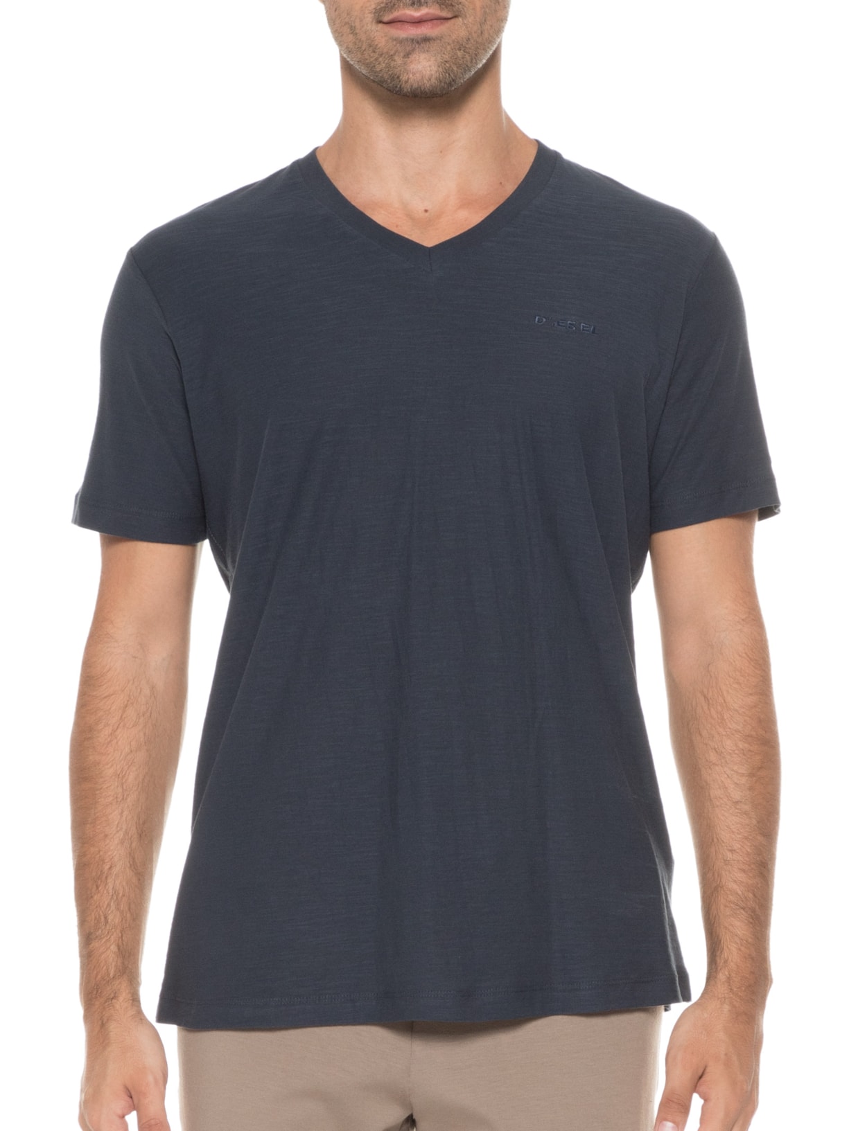 Camiseta Masculina T-ranis Azul Diesel