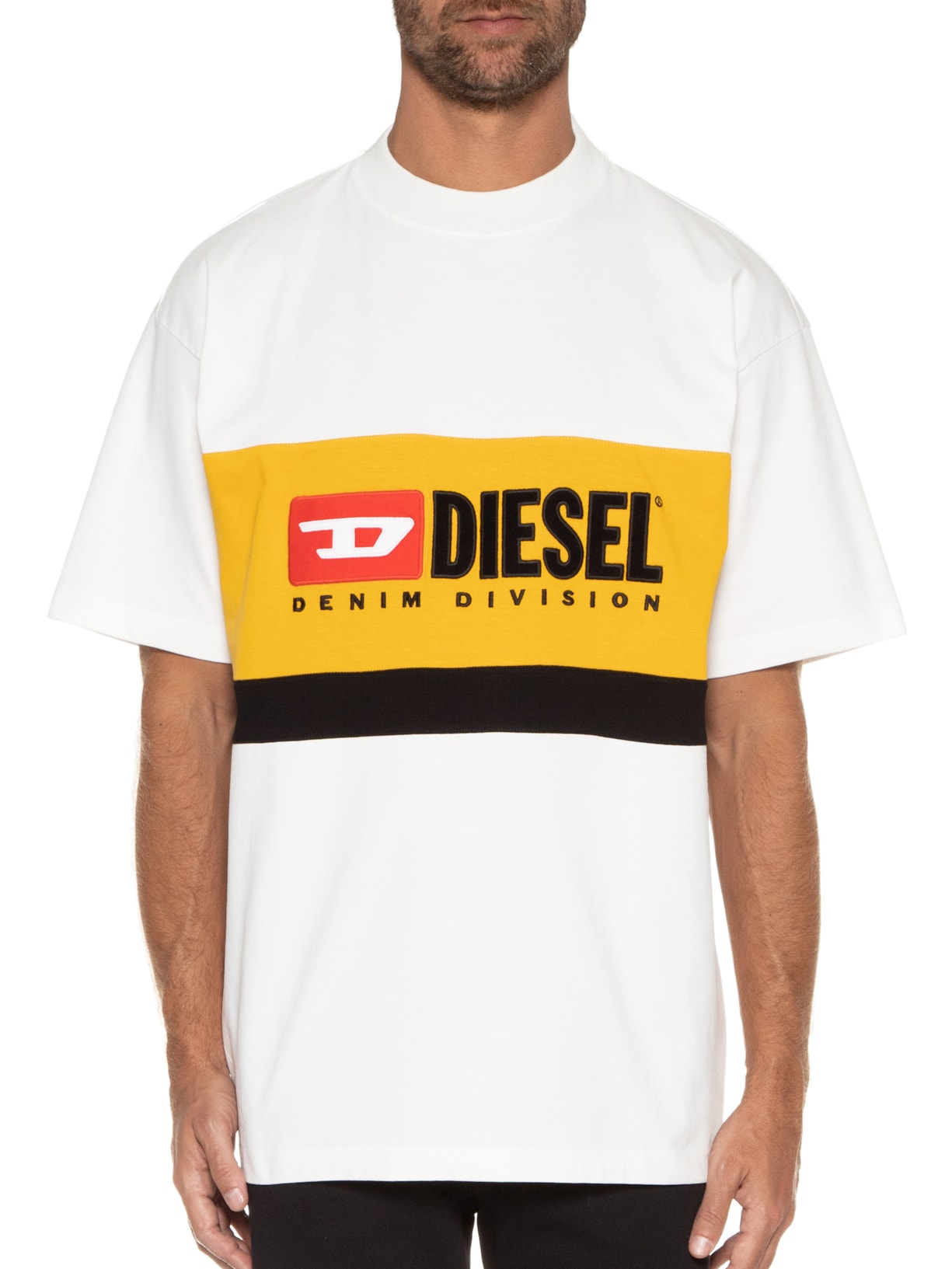 Camiseta Masculina T-streap Division Branco Diesel