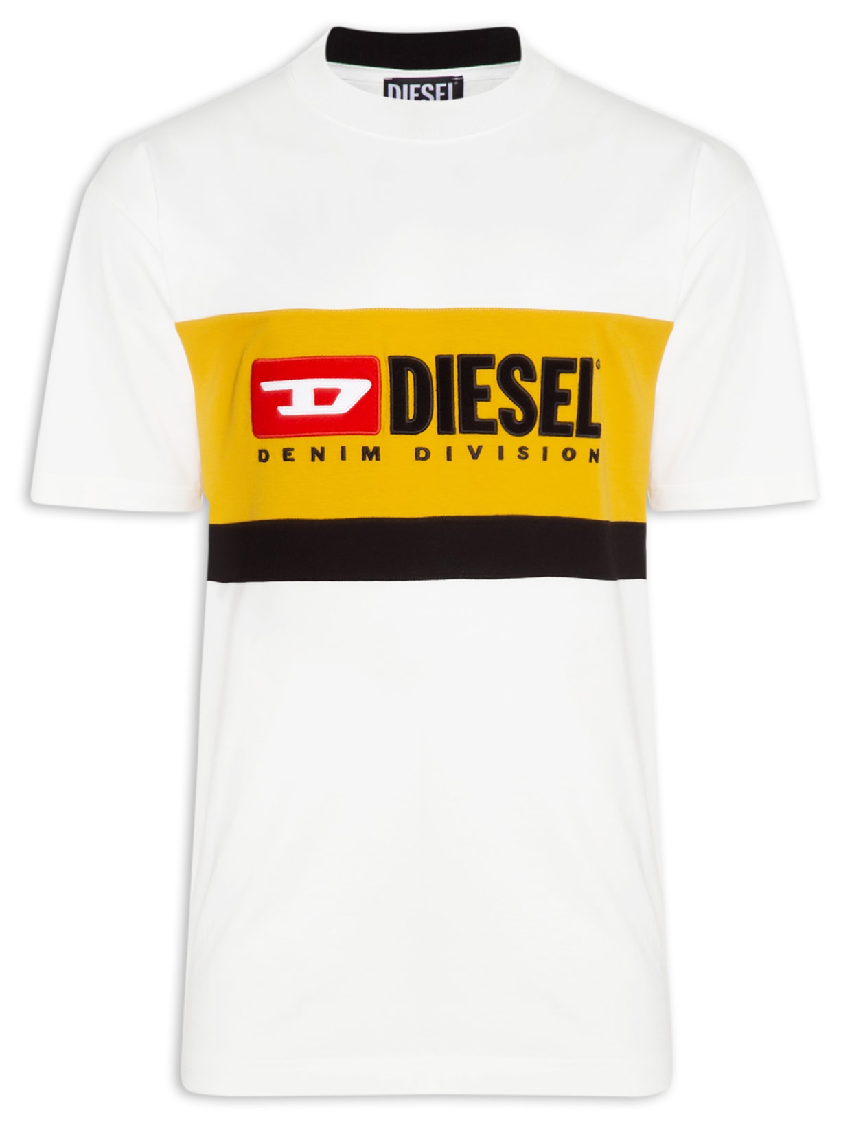 Camiseta Masculina T-streap Division Branco Diesel
