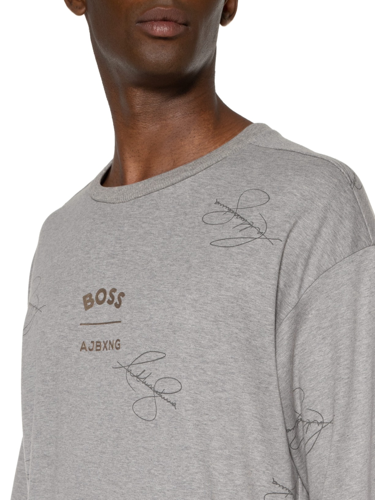 Camiseta Masculina Talboa Cinza Boss