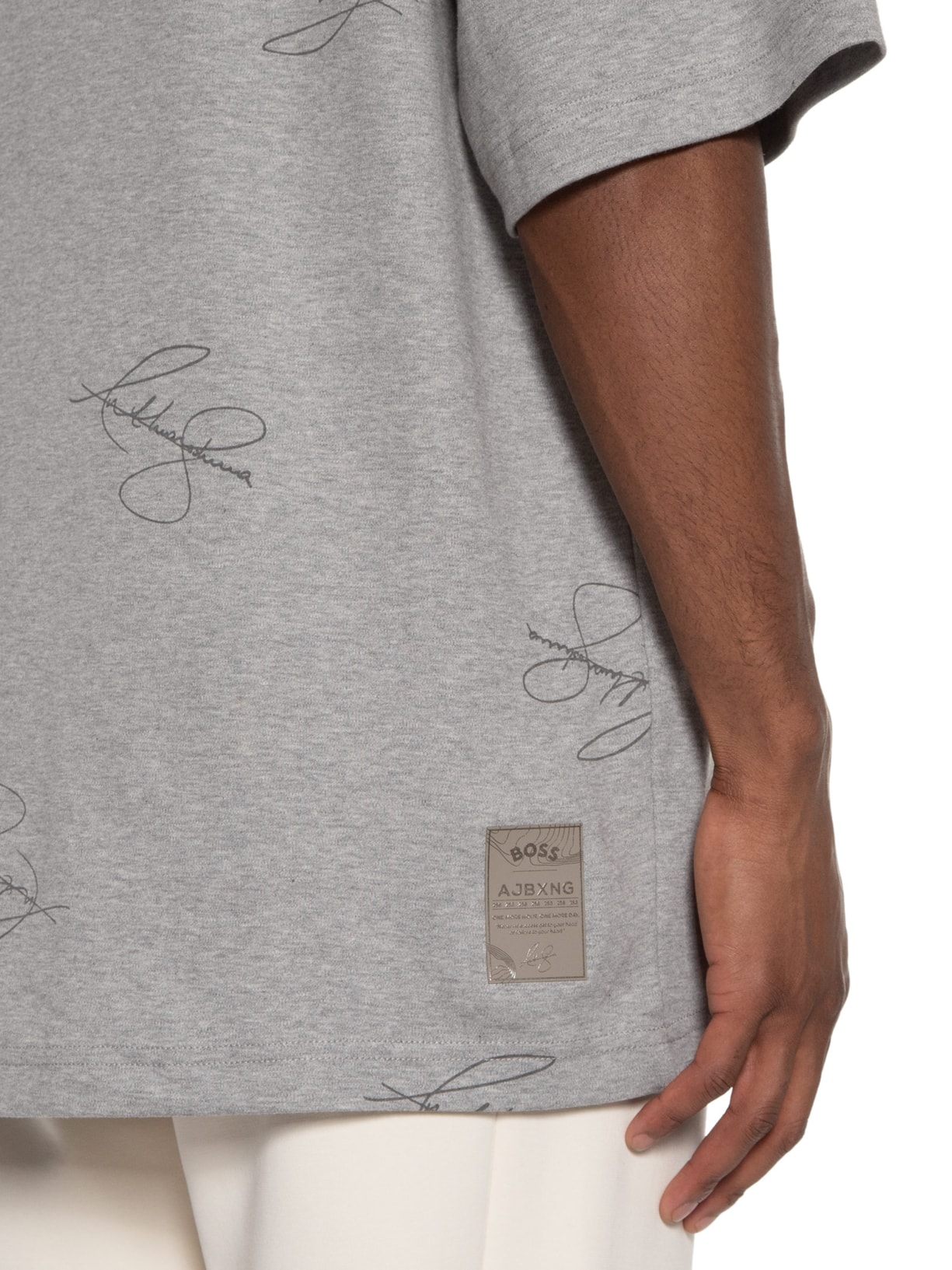 Camiseta Masculina Talboa Cinza Boss