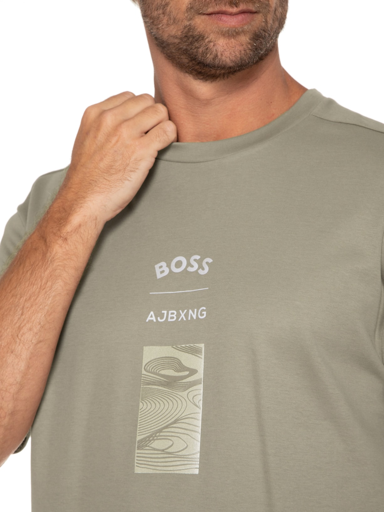 Camiseta Masculina Talboa Verde Boss