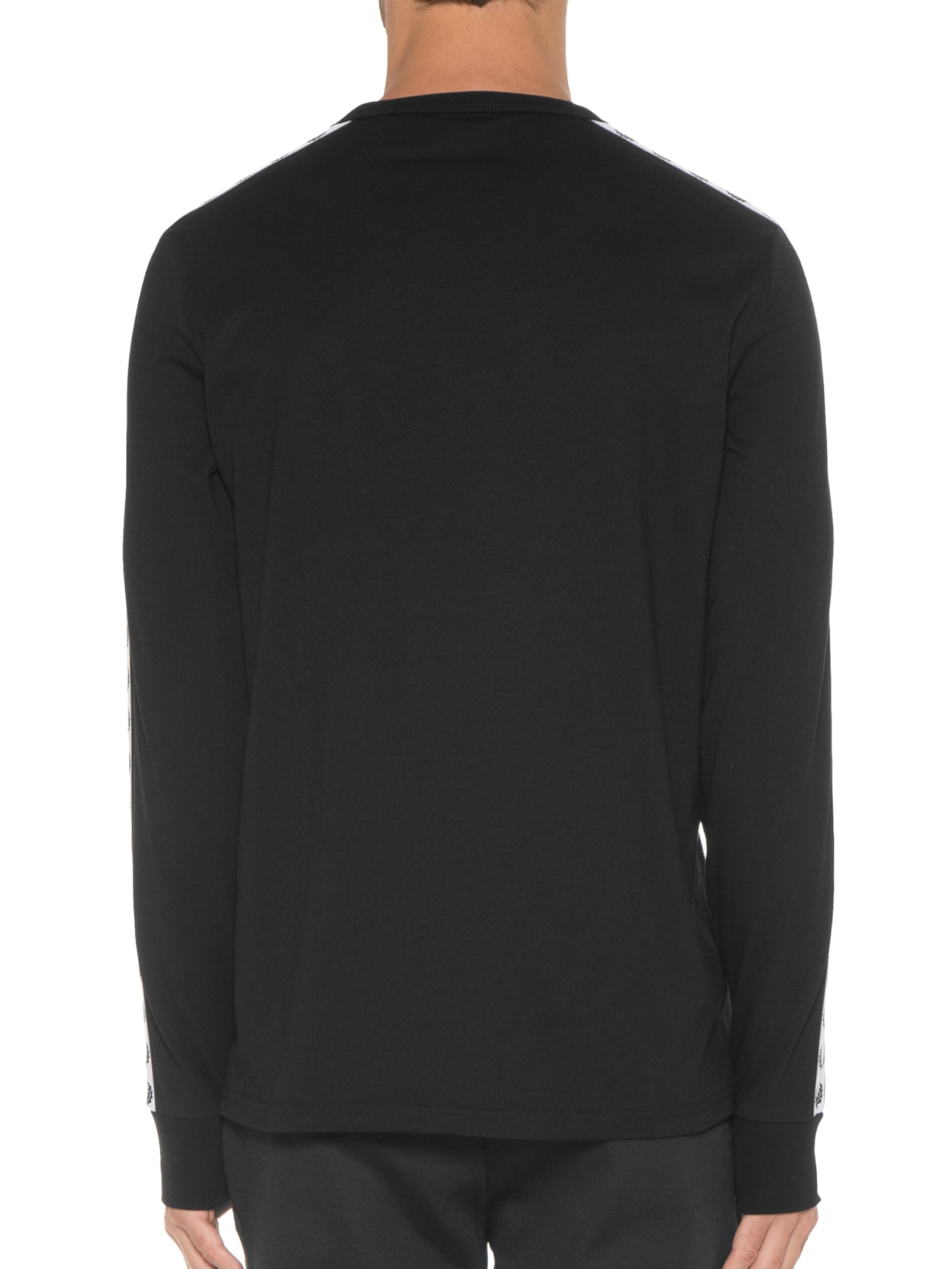 Camiseta Masculina Taped Long Sleeve Preto Fred Perry