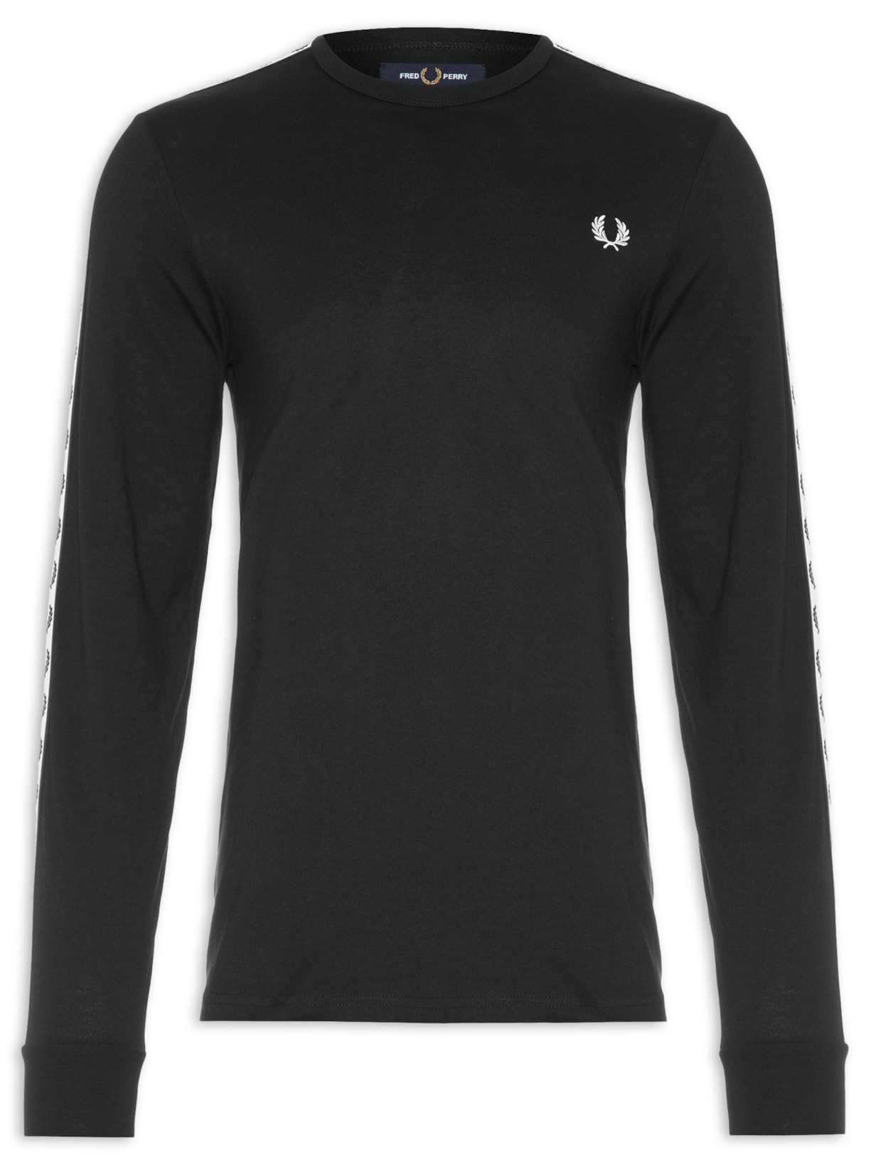 Camiseta Masculina Taped Long Sleeve - Preto