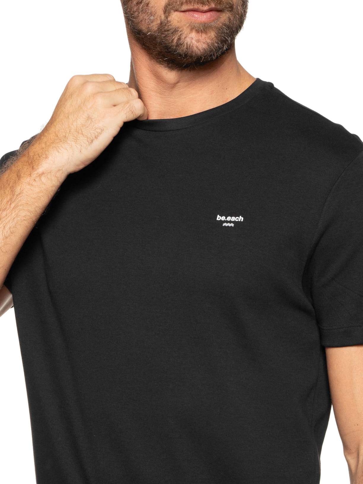 Camiseta Masculina Taquaras Preto Be.each
