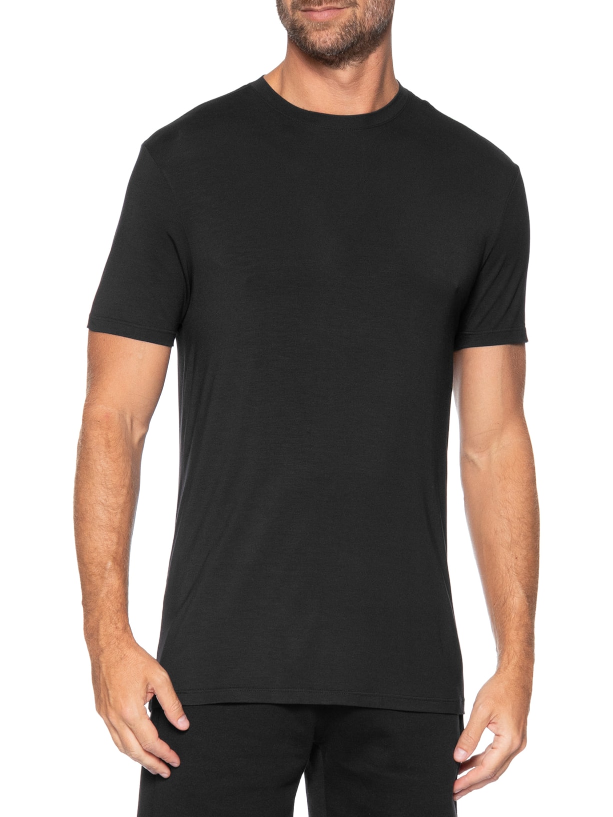 Camiseta Masculina Tech Ice Touch Modal Preto Reserva