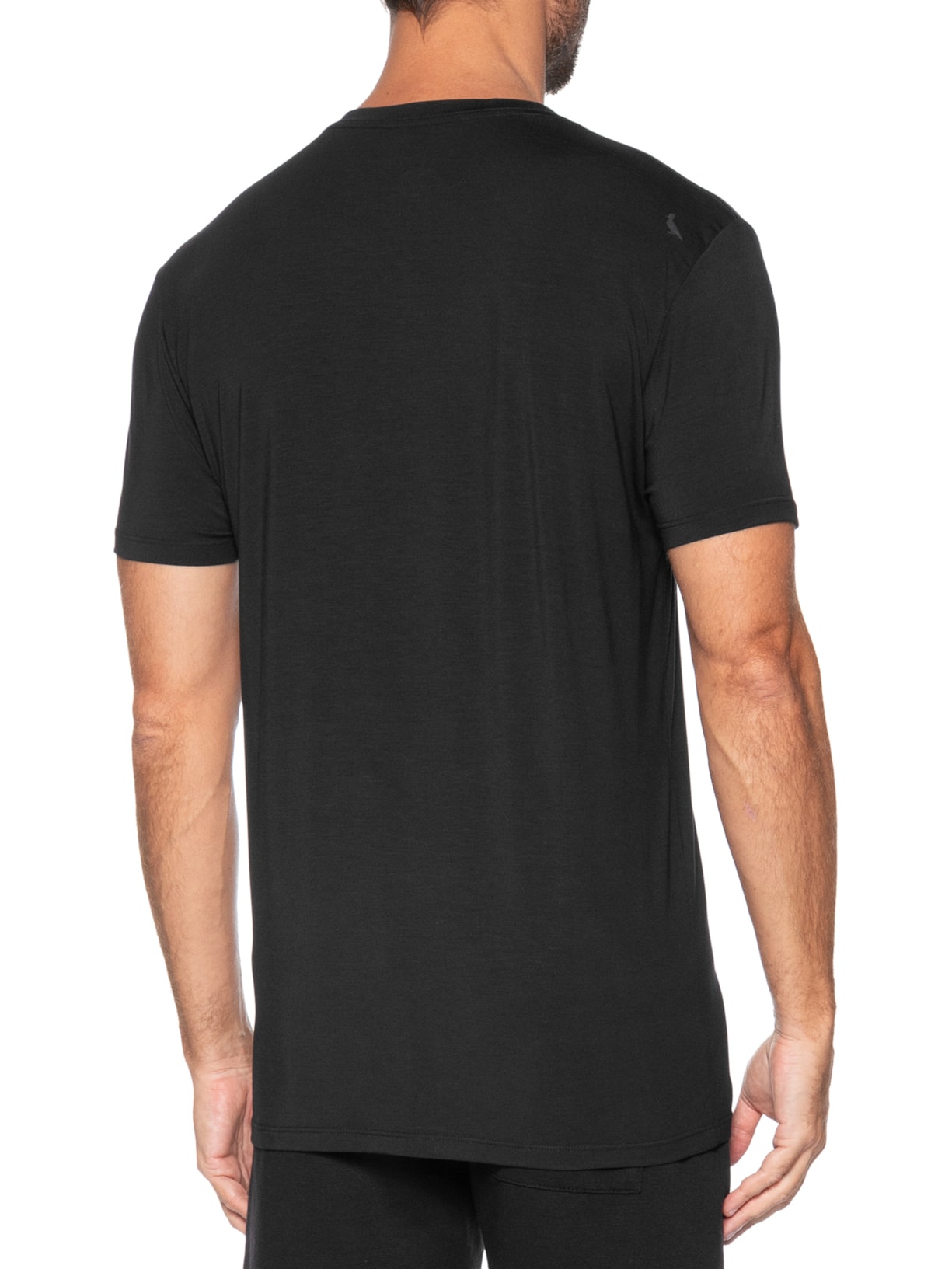 Camiseta Masculina Tech Ice Touch Modal Preto Reserva