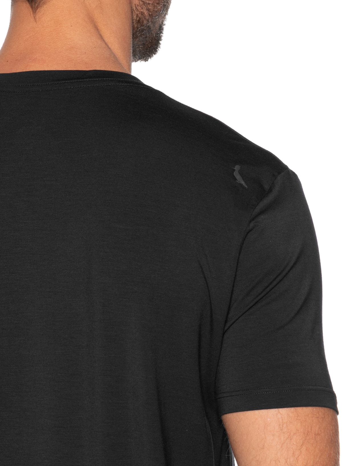 Camiseta Masculina Tech Ice Touch Modal Preto Reserva