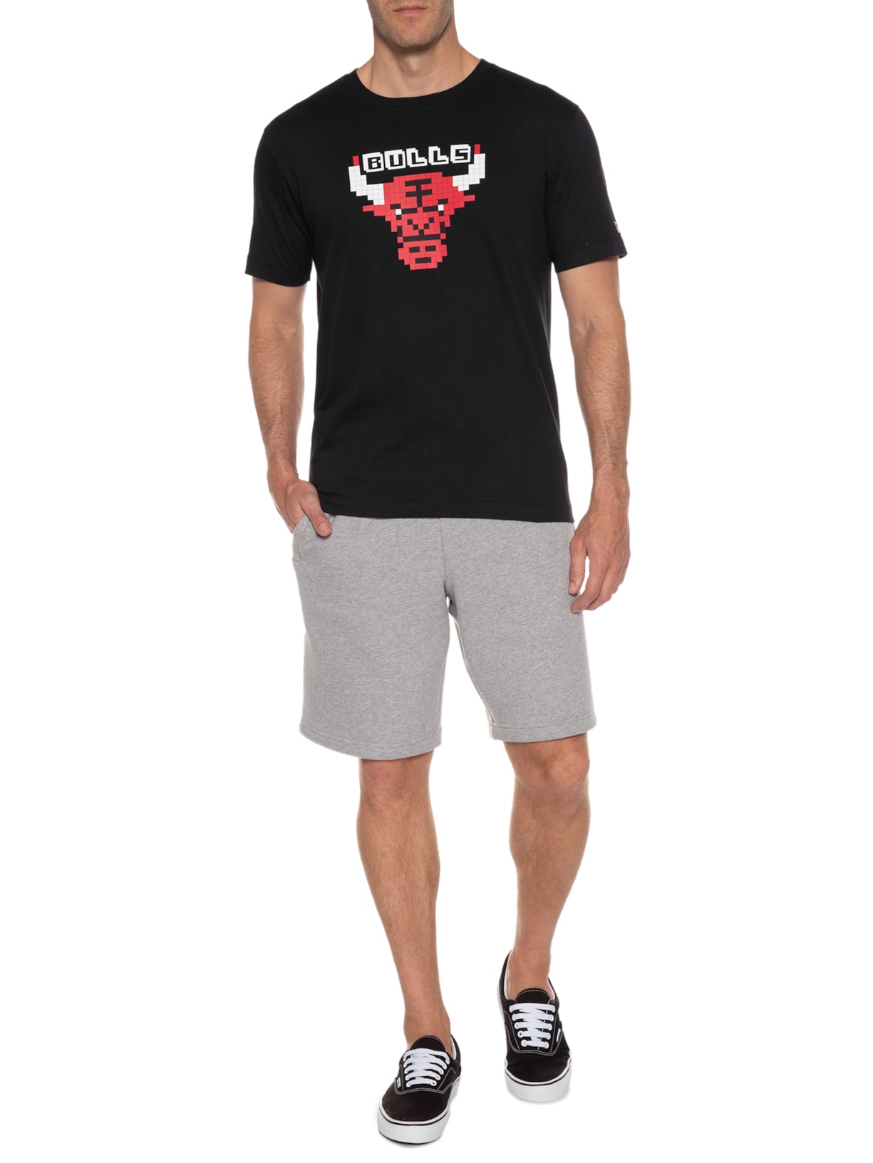 Camiseta Masculina Tecnologic Chibul Preto New Era