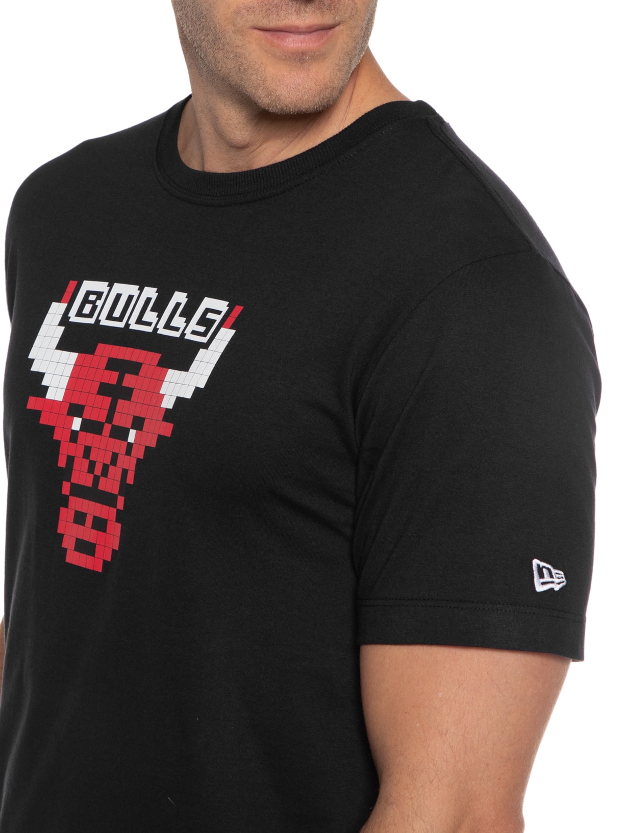 Camiseta Masculina Tecnologic Chibul Preto New Era