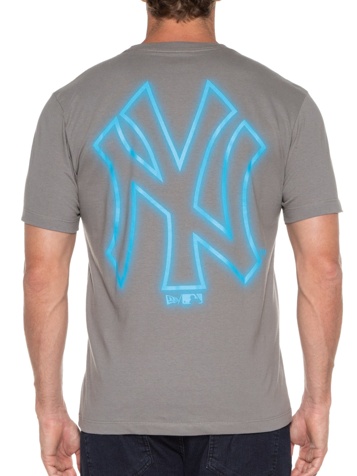 Camiseta Masculina Tecnologic Grh Neyyan Cinza New Era