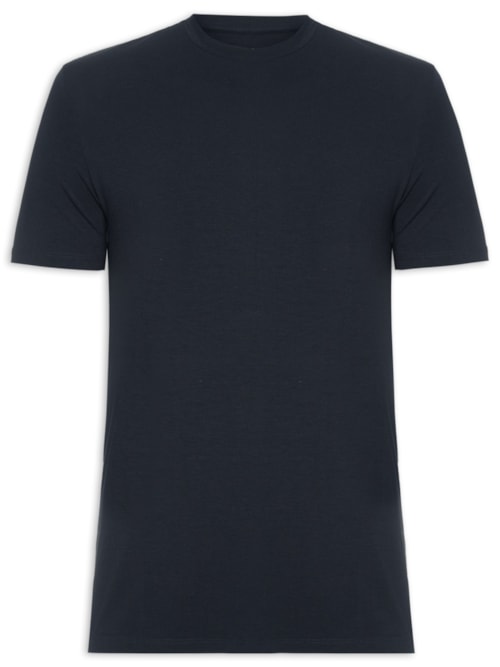 Camiseta Masculina Tecnológica Modal Move - Azul