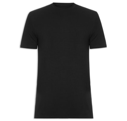 Camiseta Masculina Tecnológica Modal Move - Preto