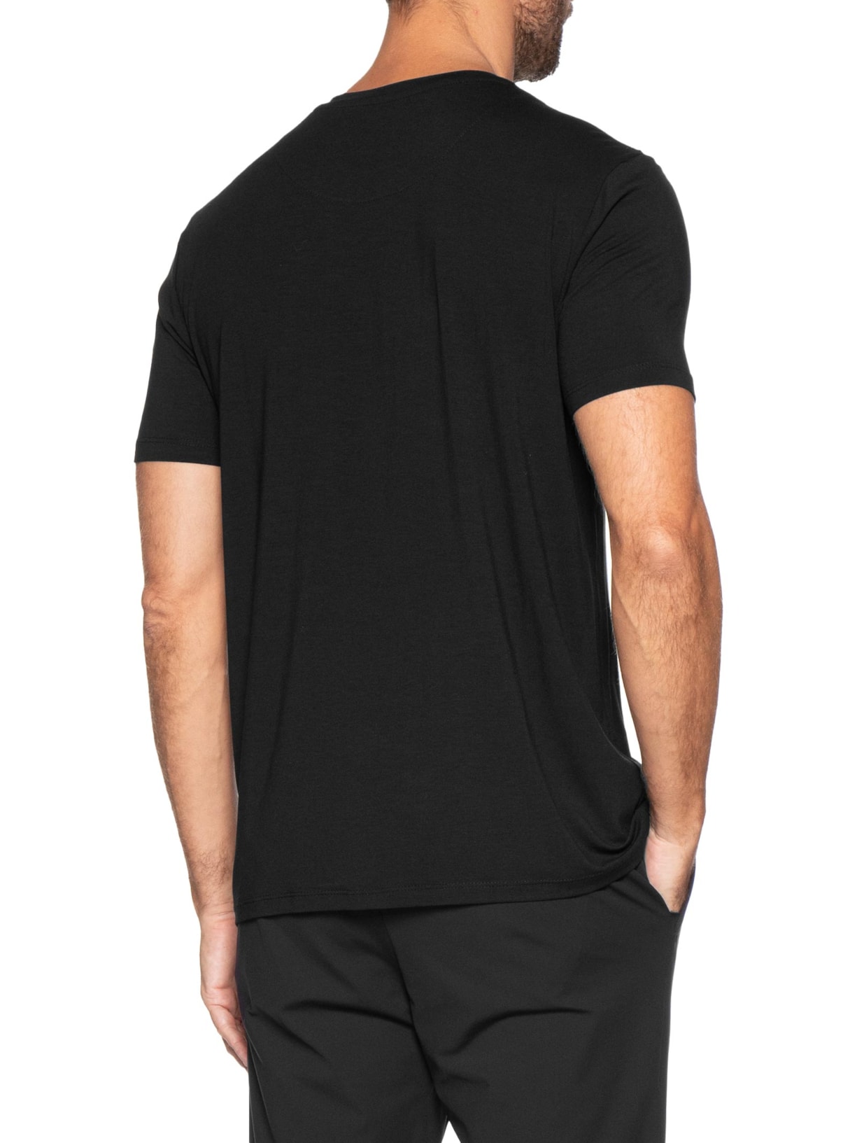 Camiseta Masculina Tecnológica Modal Move Preto Oficina Reserva