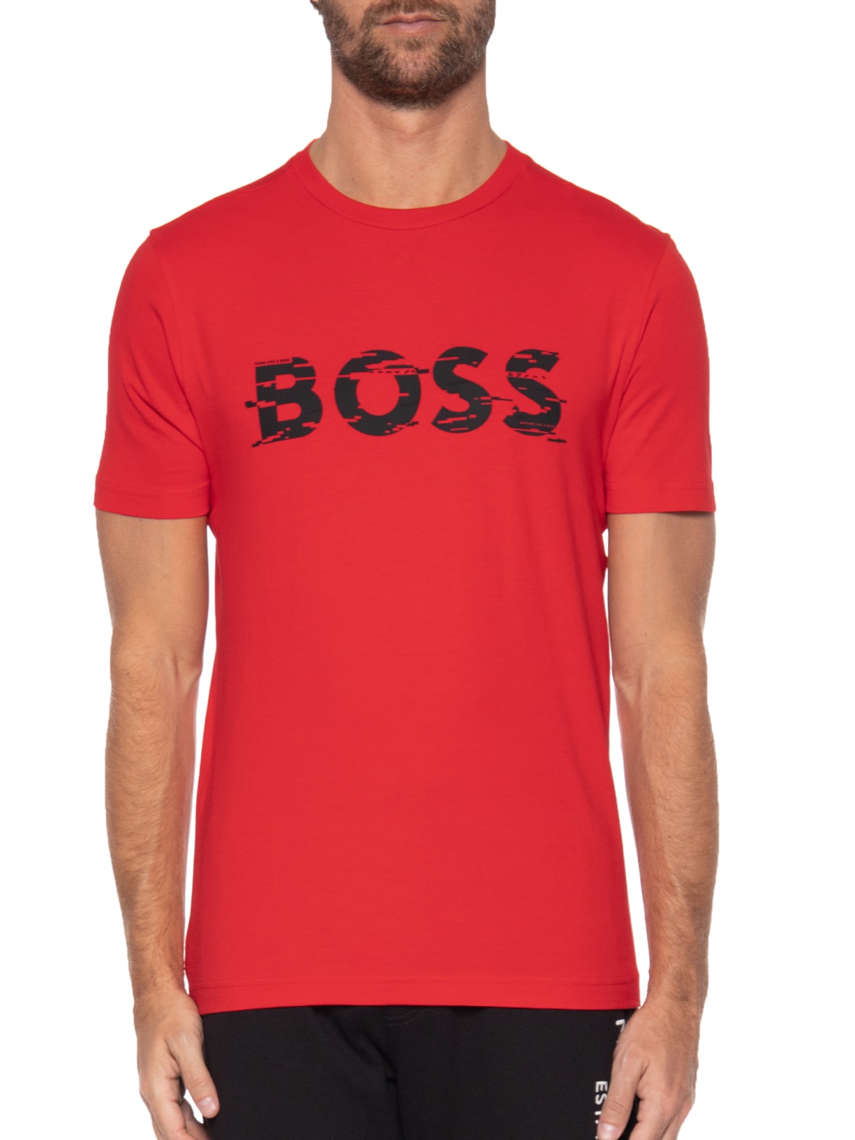 Camiseta Masculina Tee 3 Vermelho Boss