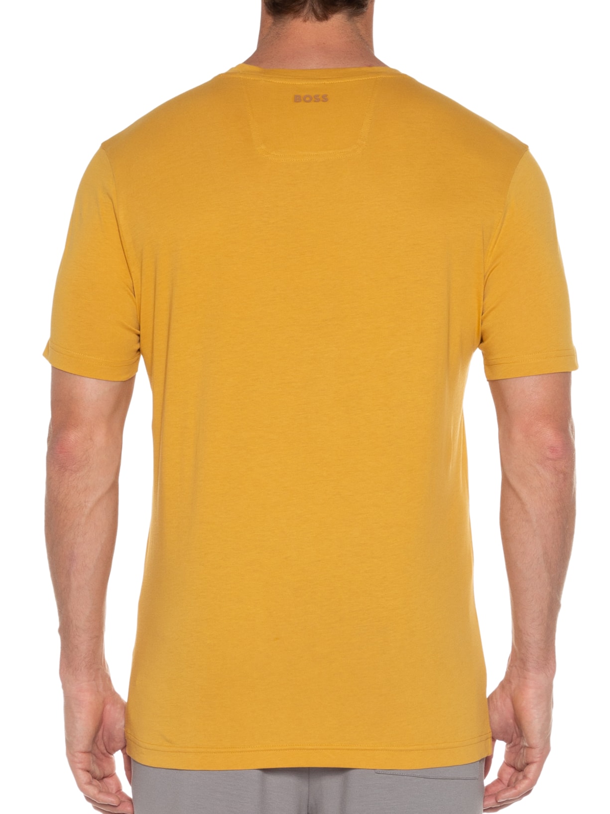 Camiseta Masculina Tee Amarelo Boss