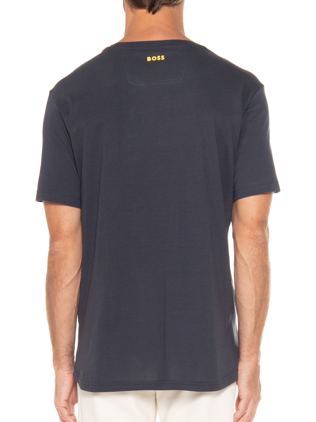 Camiseta Masculina Tee Azul Boss