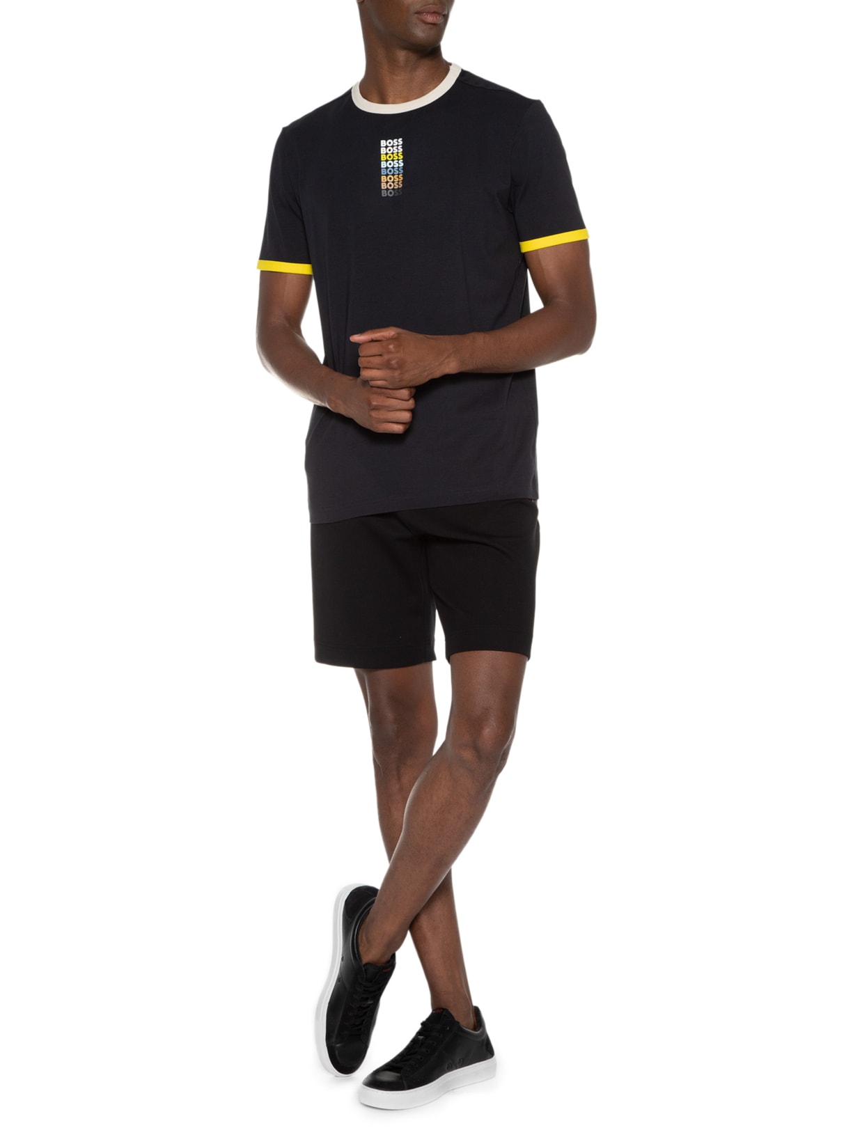 Camiseta Masculina Tee Azul Boss