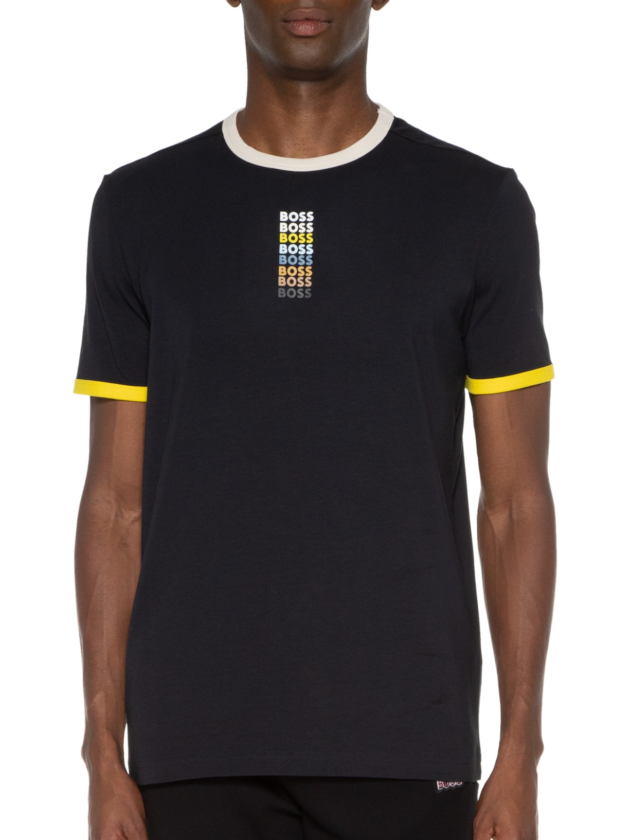 Camiseta Masculina Tee Azul Boss