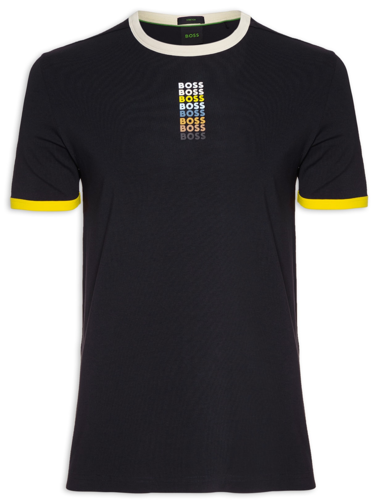 Camiseta Masculina Tee Azul Boss