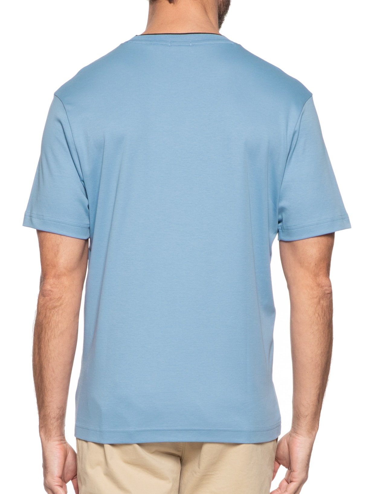 Camiseta Masculina Tee Azul Boss