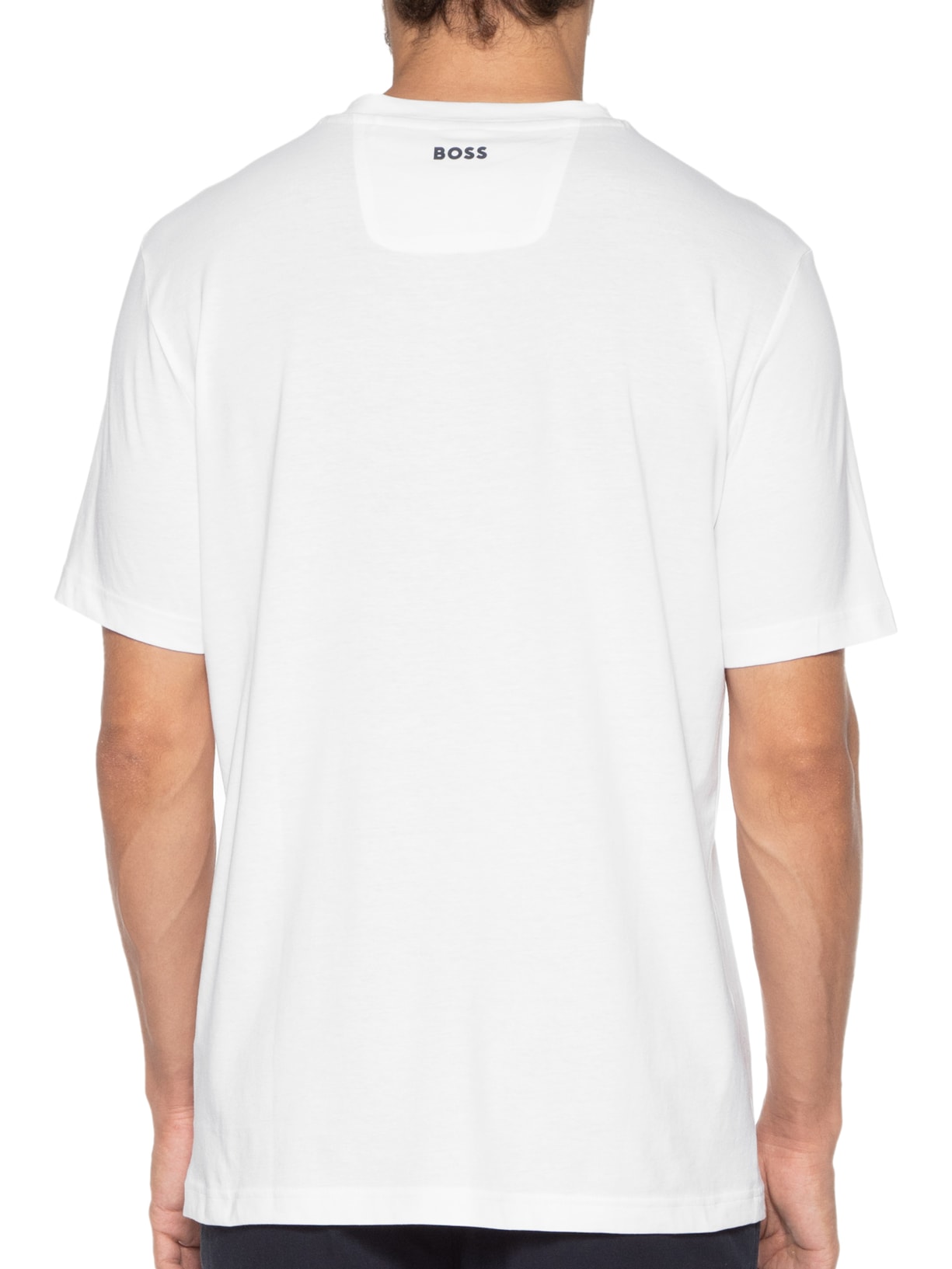 Camiseta Masculina Tee Branco Boss