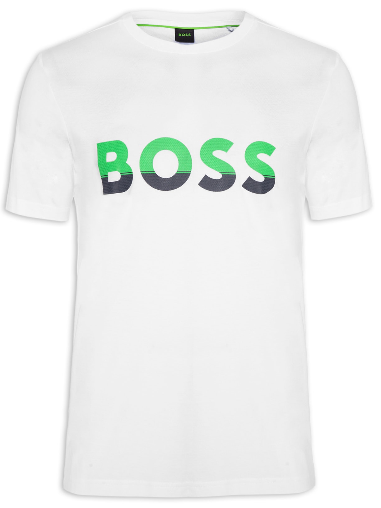 Camiseta Masculina Tee Branco Boss