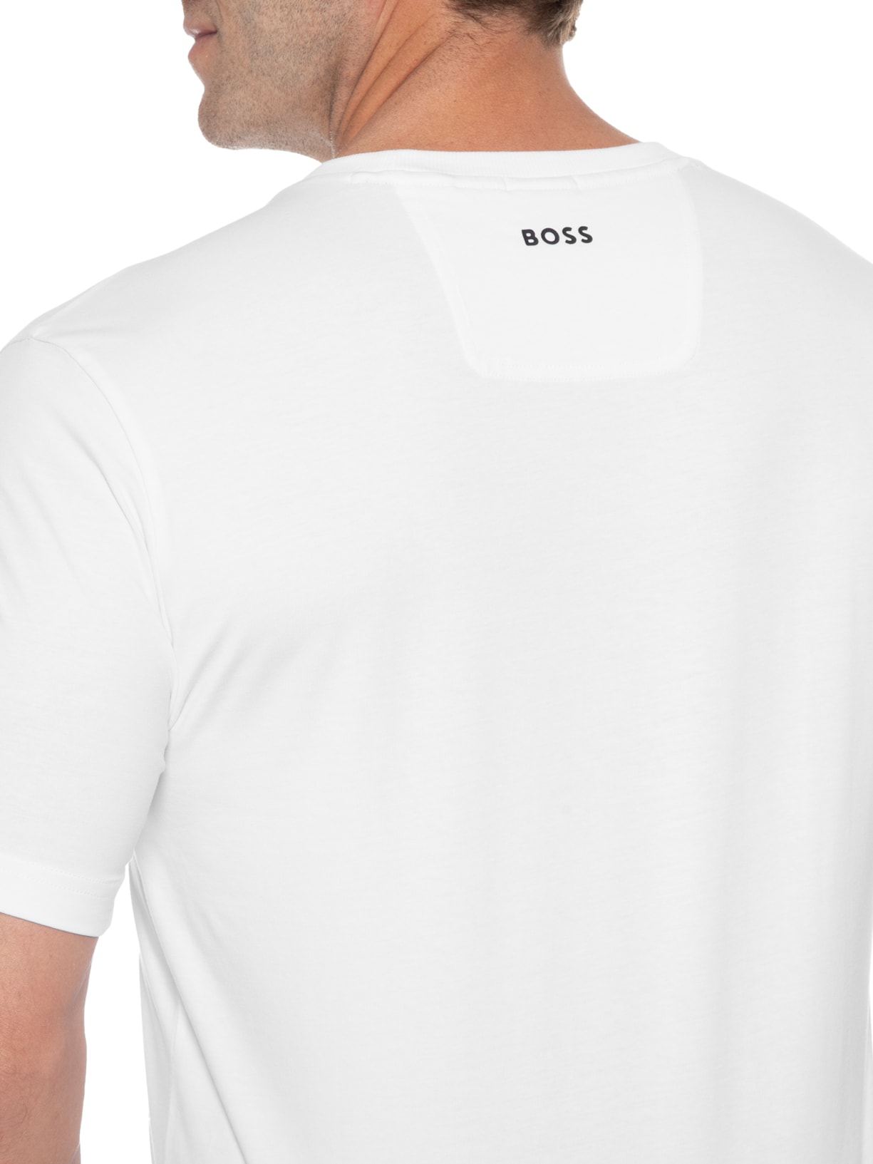 Camiseta Masculina Tee Branco Boss