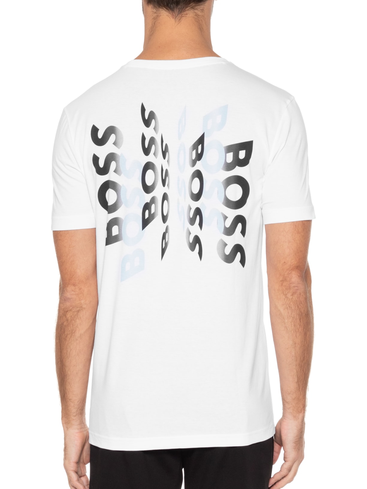 Camiseta Masculina Tee Branco Boss