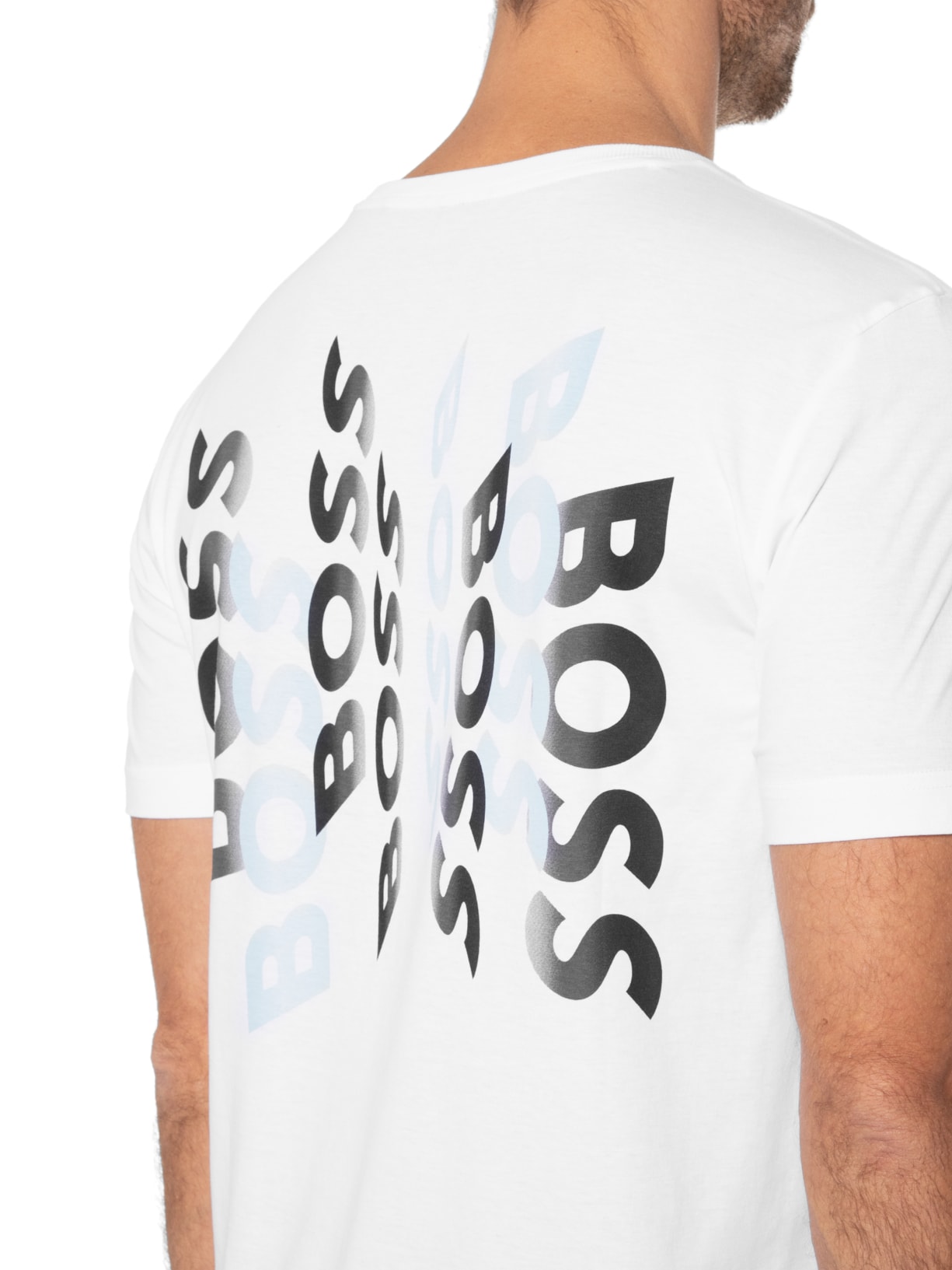 Camiseta Masculina Tee Branco Boss