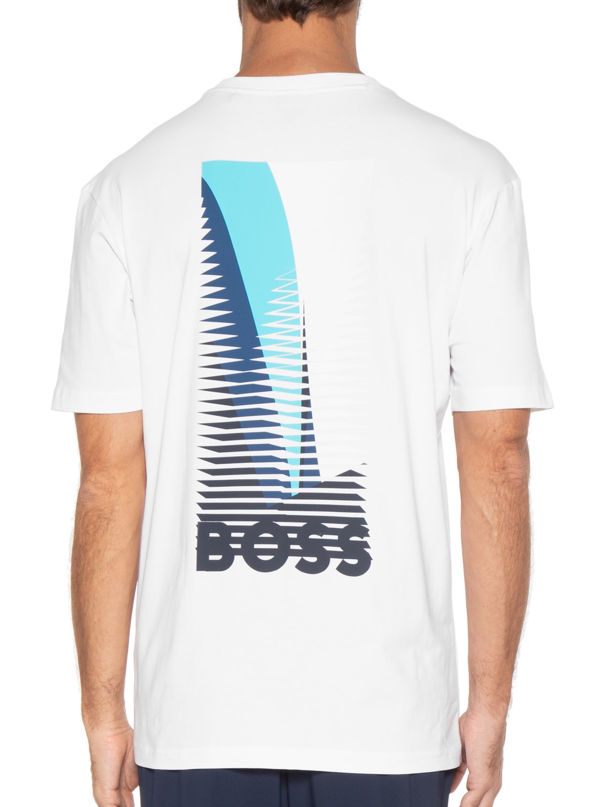 Camiseta Masculina Tee Branco Boss