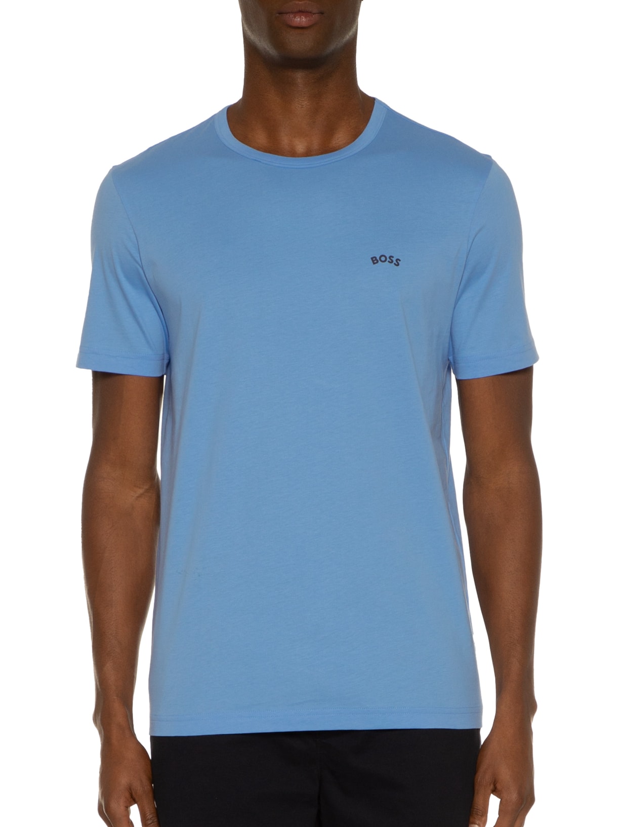 Camiseta Masculina Tee Curved Azul Boss
