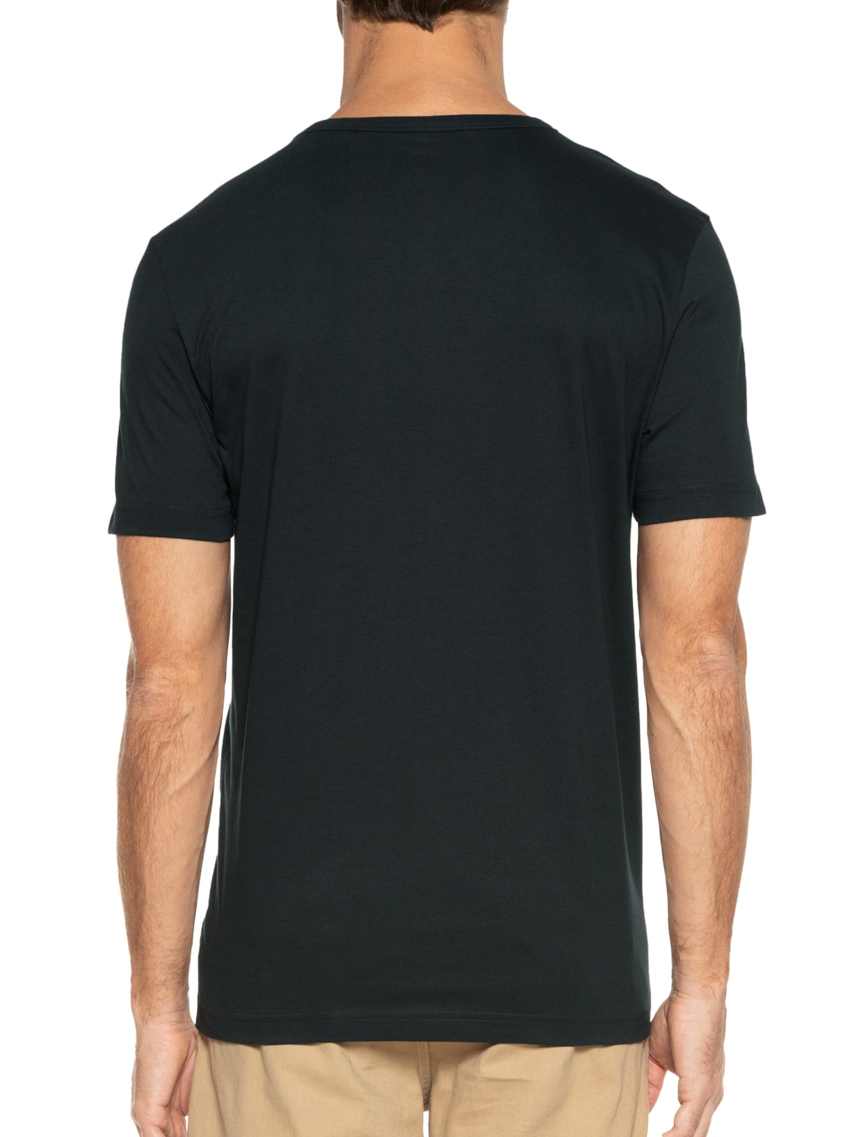 Camiseta Masculina Tee Curved Preto Boss