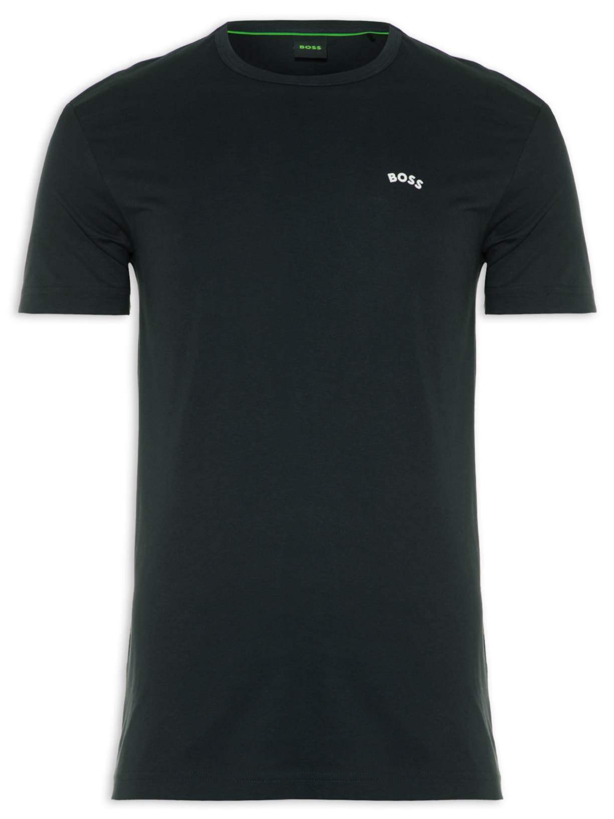 Camiseta Masculina Tee Curved Preto Boss