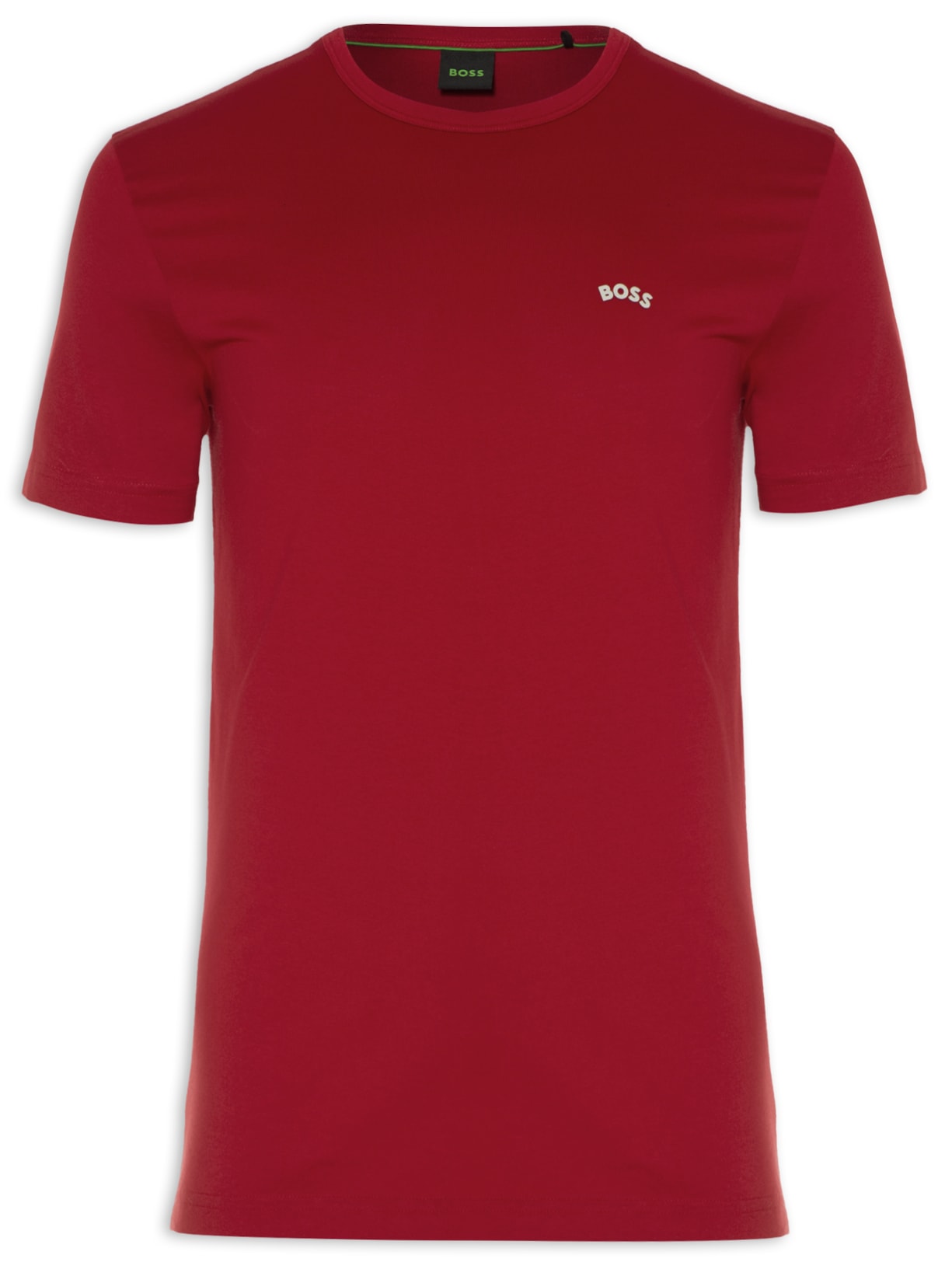 Camiseta Masculina Tee Curved Vermelho Boss